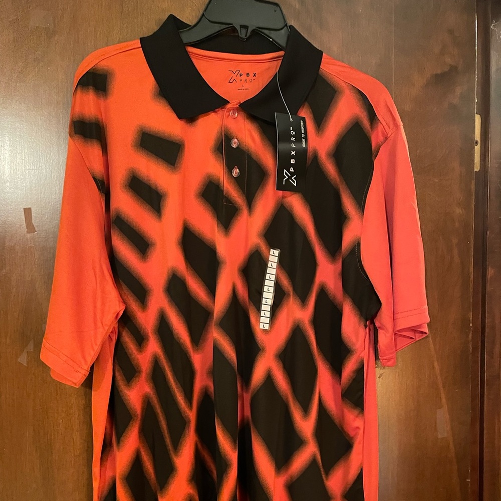 NWT PBX PRo Golf Shirt Size Large